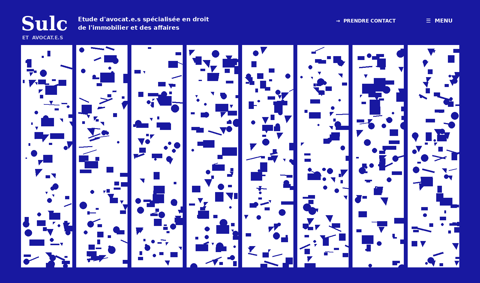 Création du site vitrine pour Sulc et Avocat.e.s, étude d'avocats à Genève spécialisée en droit de l'immobilier et des affaires. Identité visuelle et design éditorial sur mesure.