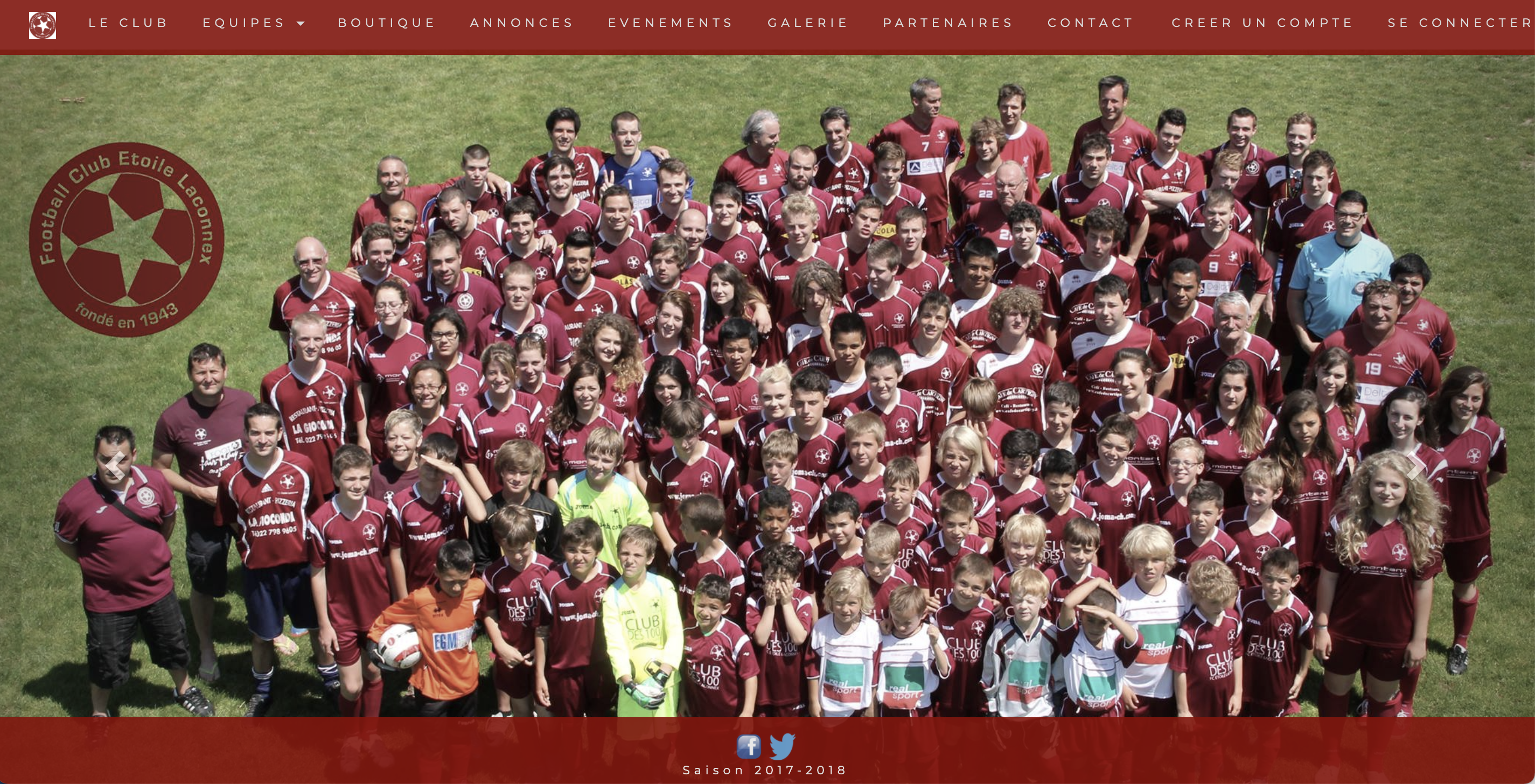 Réalisation d'un site pour un club de foot. Ce site permet à des membres du club de pouvoir poster des annonces et de realiser des commandes d'équipement.